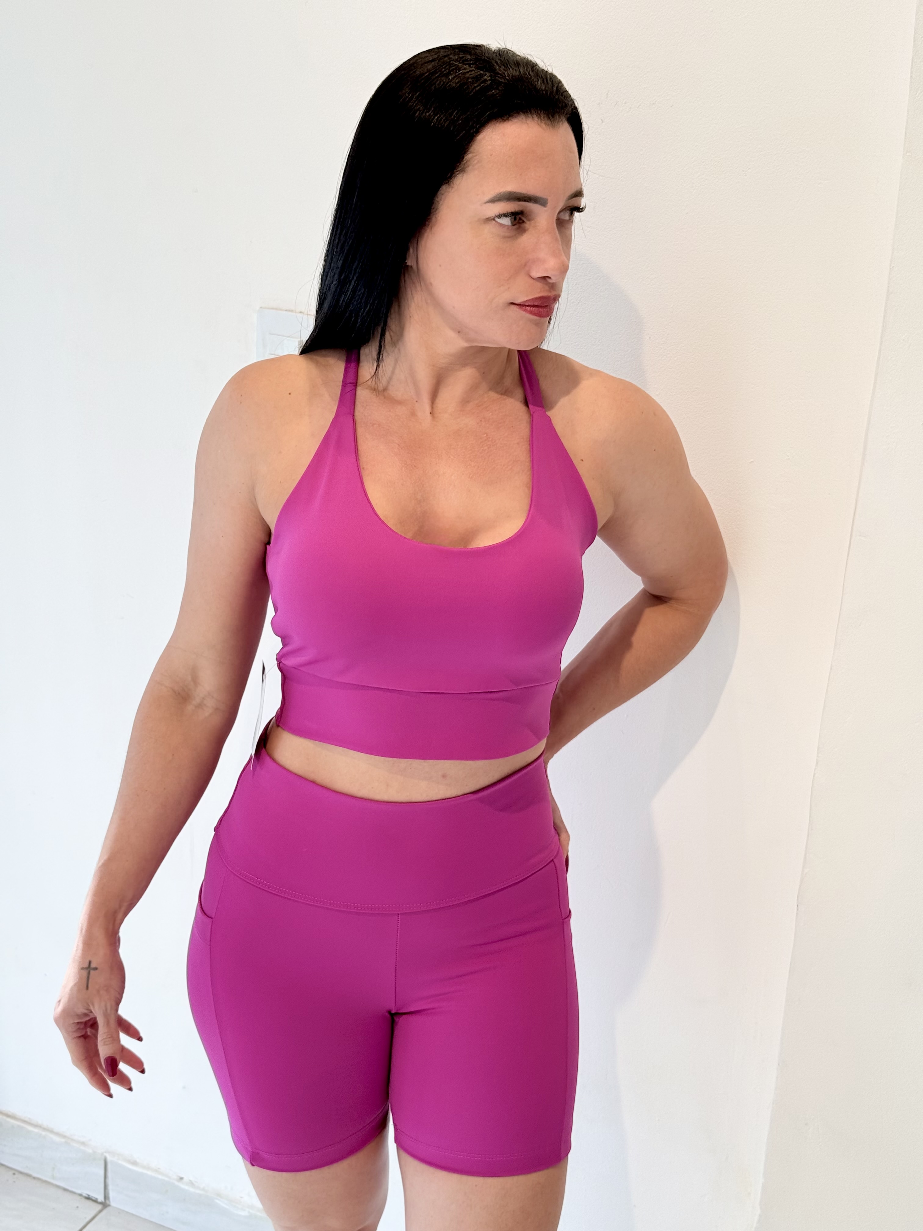 CONJ SHORT ANA ROSA PINK G