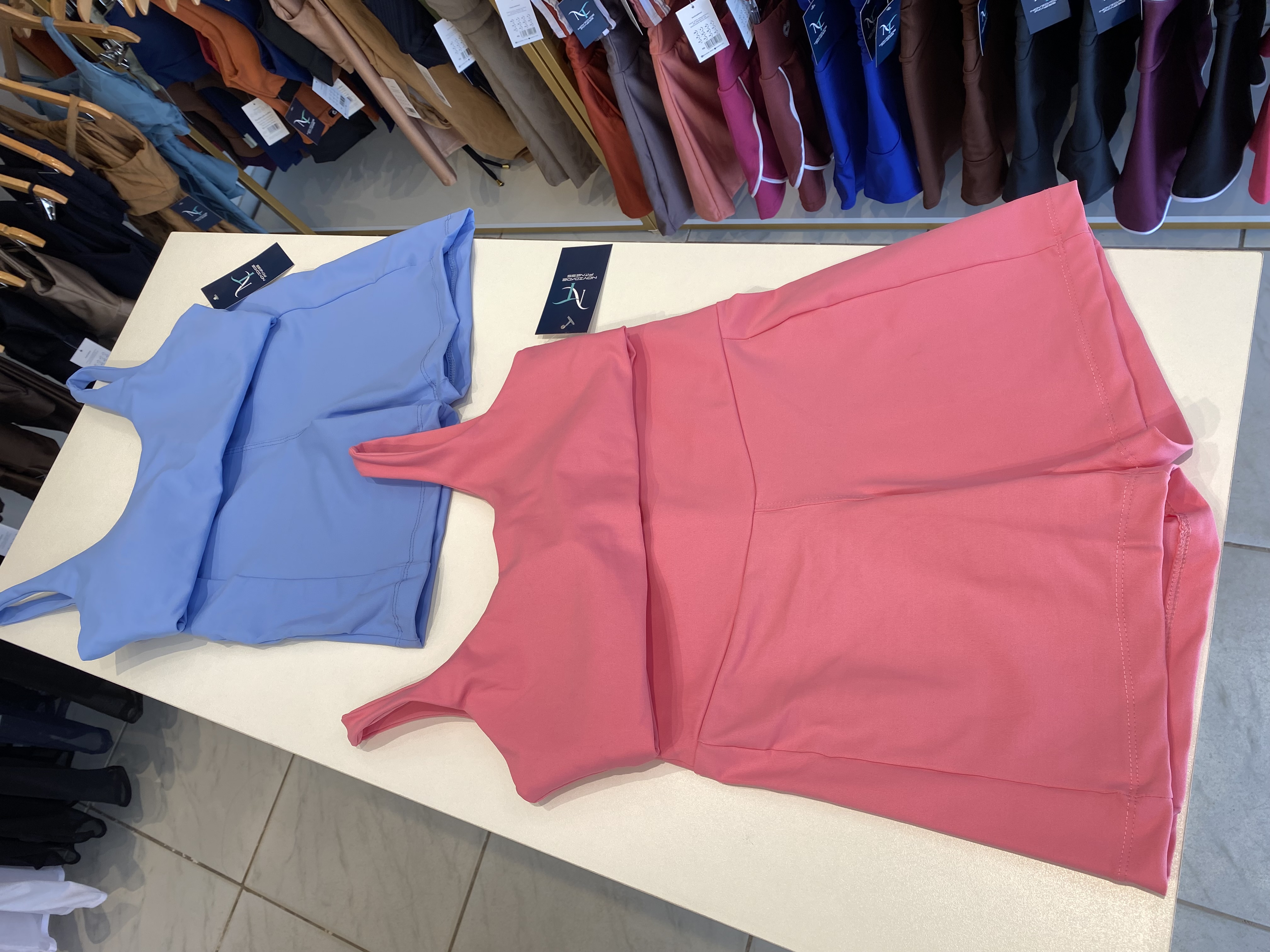 CONJ SHORT BASICO AZUL >M<