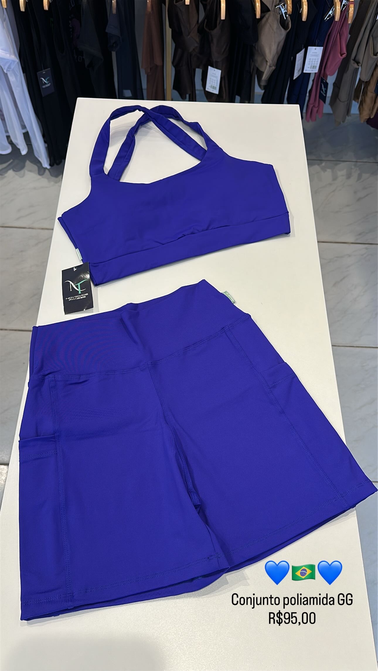 CONJUTO SHORT PLUS POLIAMIDA