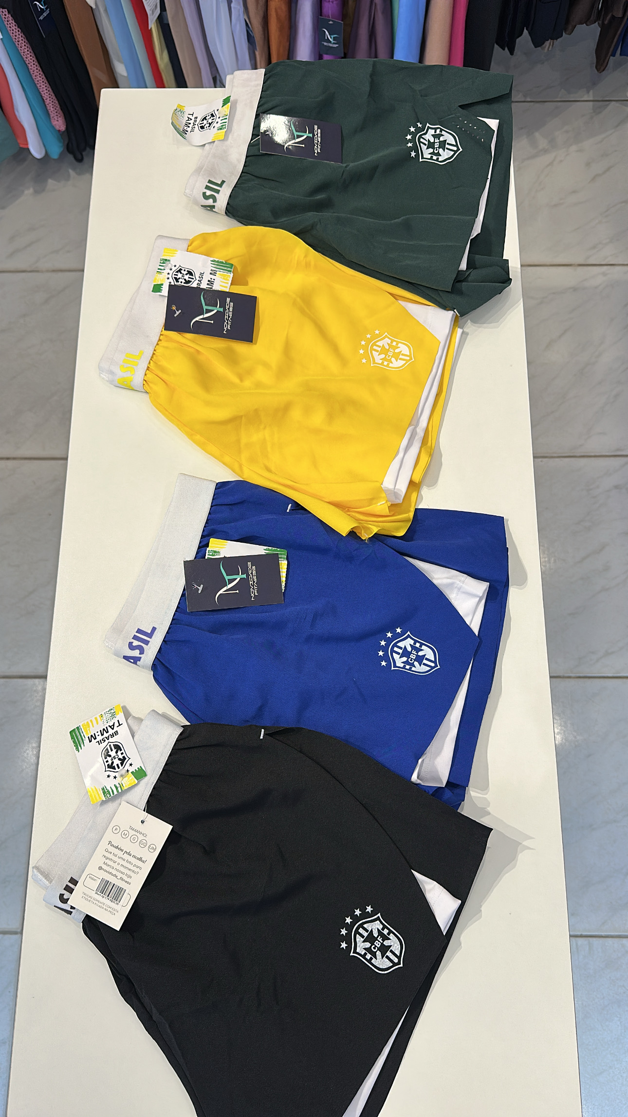 SHORT DUPLO BRASIL M