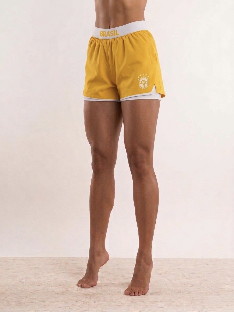 SHORT DUPLO BRASIL G