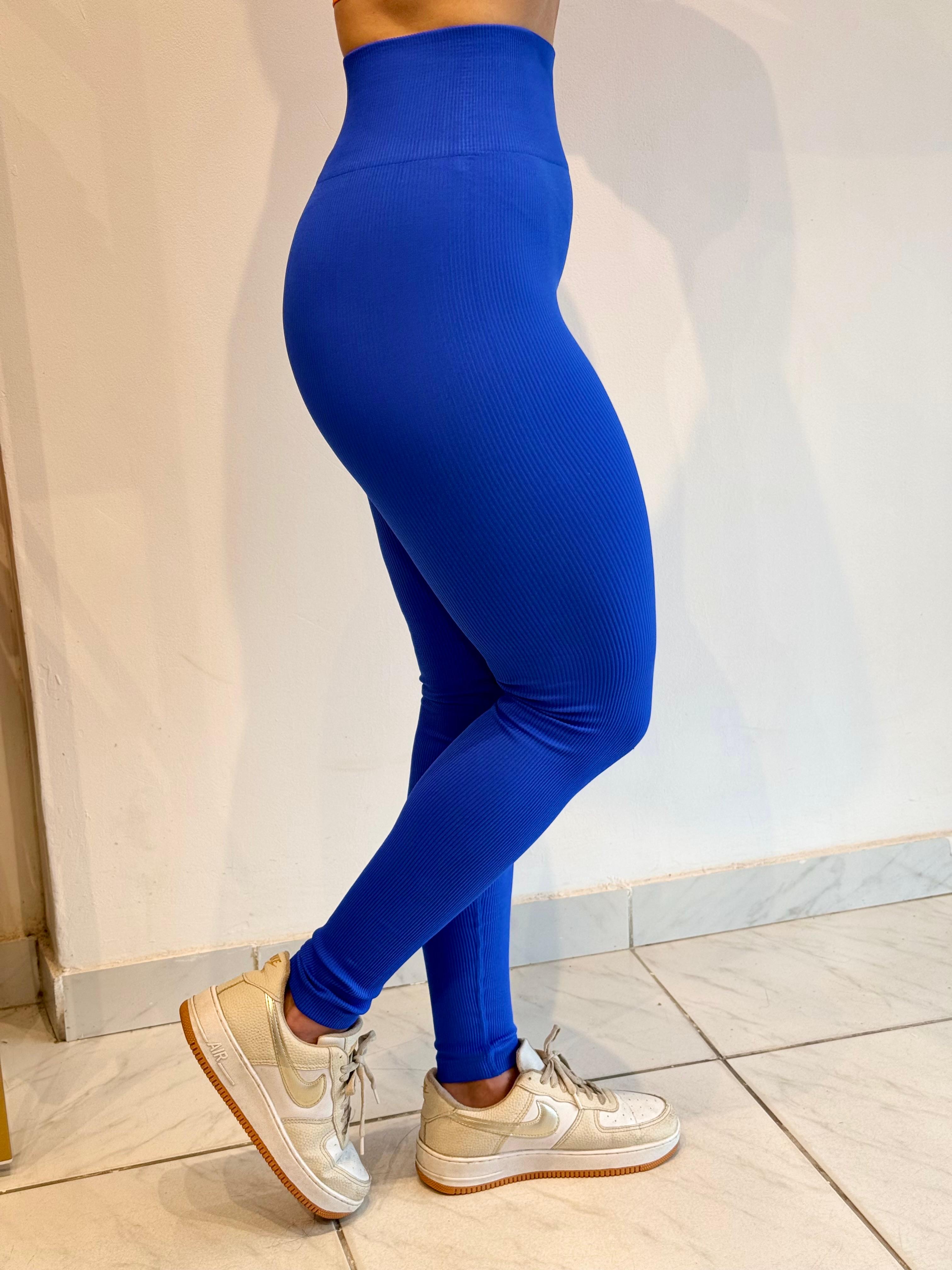 CALCA CANELADO AZUL ROYAL P