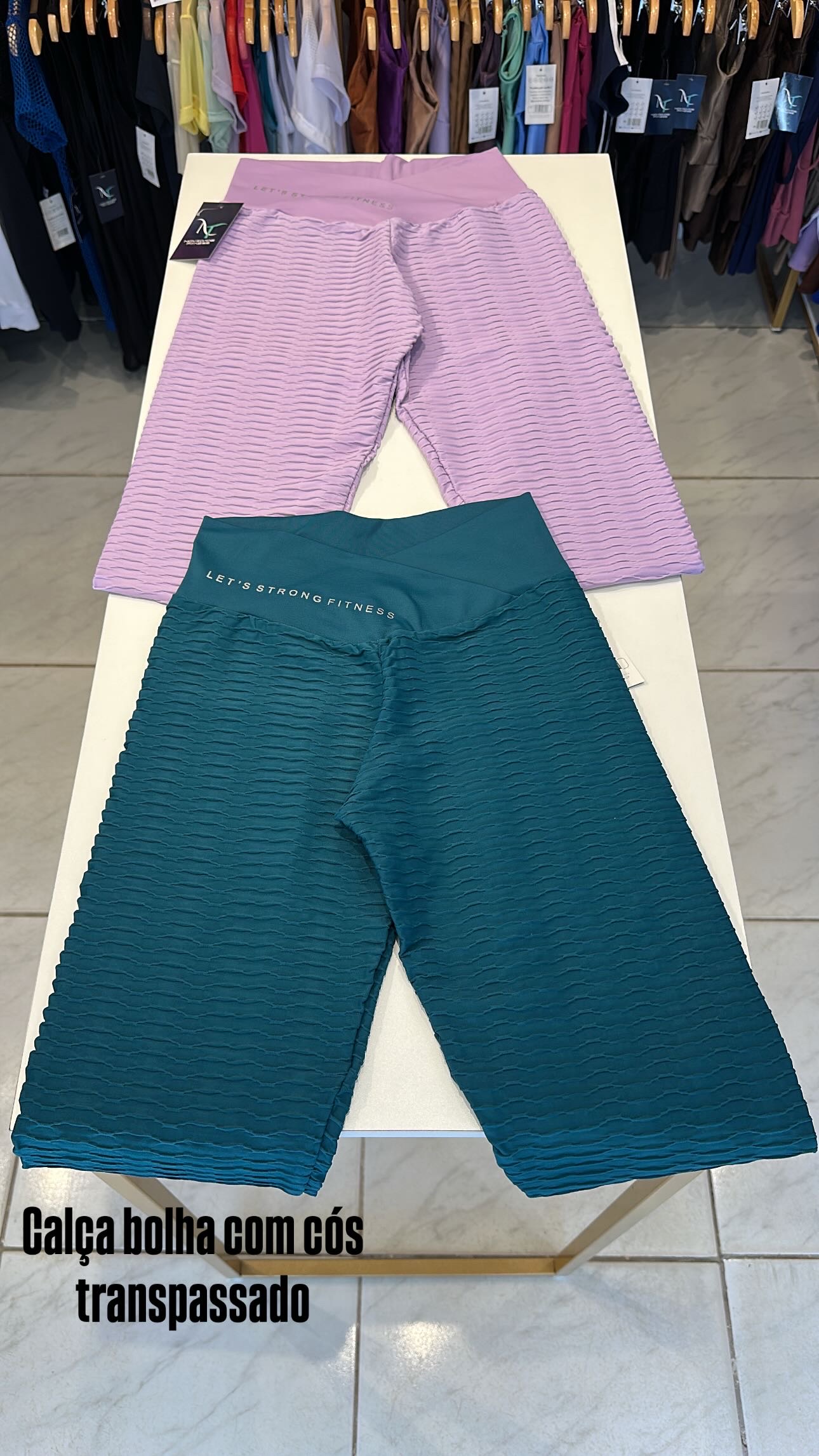 CALCA BOLHA VERDE VESTE 38/46